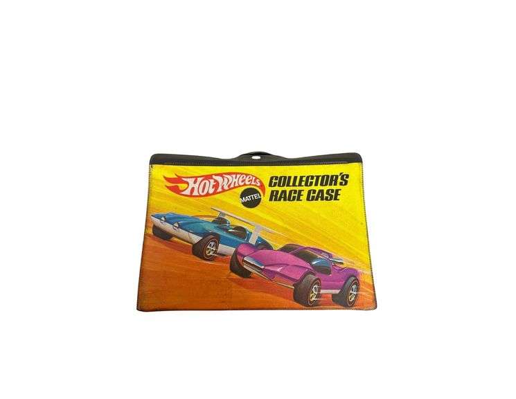 1969 Mattel Hot Wheels Collector's Race Case With Various Hot Wheels image