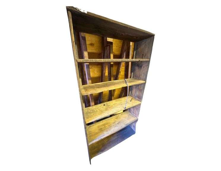 Wooden Bookshelf - 39" x 13" x 80" image