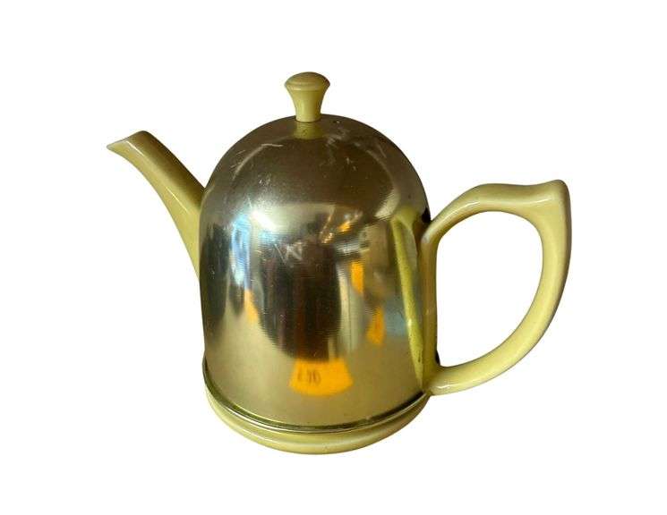 Vintage Hall China Coverlet Tea Pot - 8” H. image
