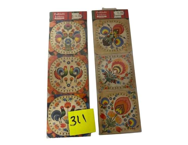 Polish Cardboard Coasters 4in. Diameter image