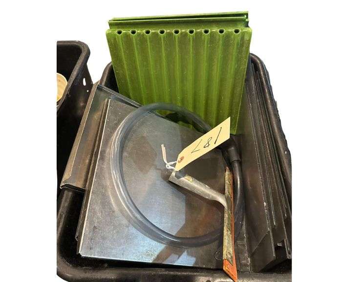 Dish Tub full of Stainless and Plastic Components image