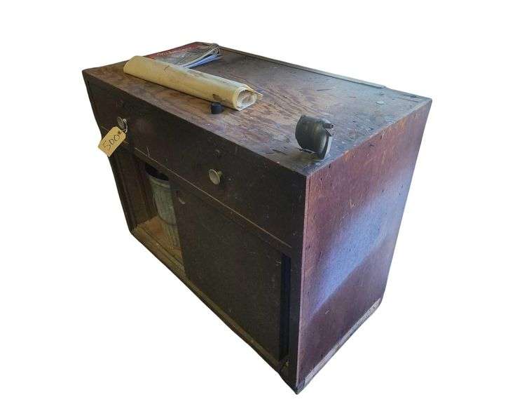 48x39x24' Cabinet Contents Included - Garbage Can - Various Hardware - Pencil Sharpener image