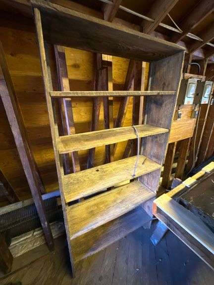 Wooden Bookshelf - 39" x 13" x 80" image