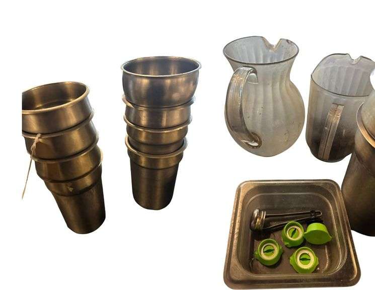 2 Pitchers - 8 Induction Ready Insert Pans image