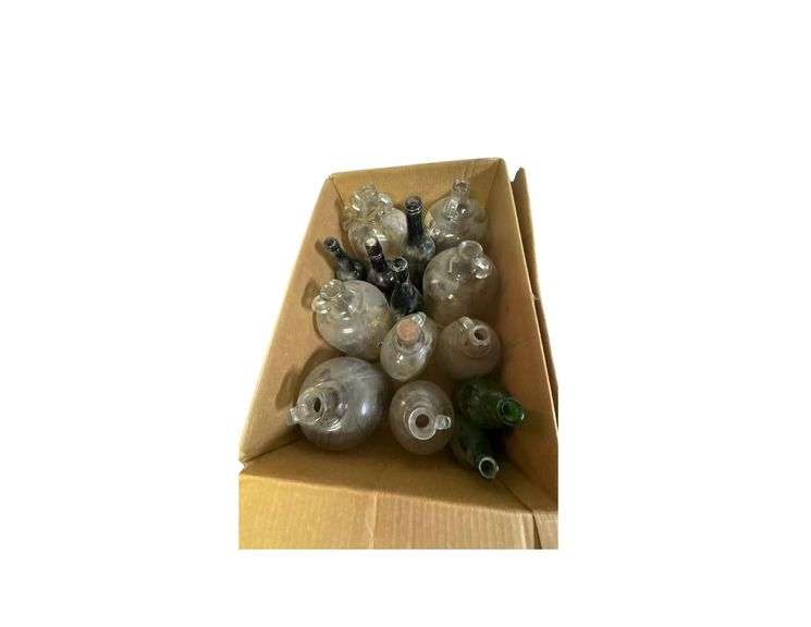 2 Boxes of Old Bottles image
