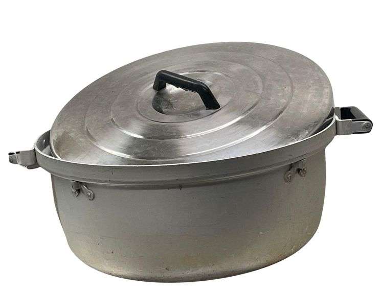 Large Rice Pot 19 Inches Wide By 8 Inches Deep With Lid image