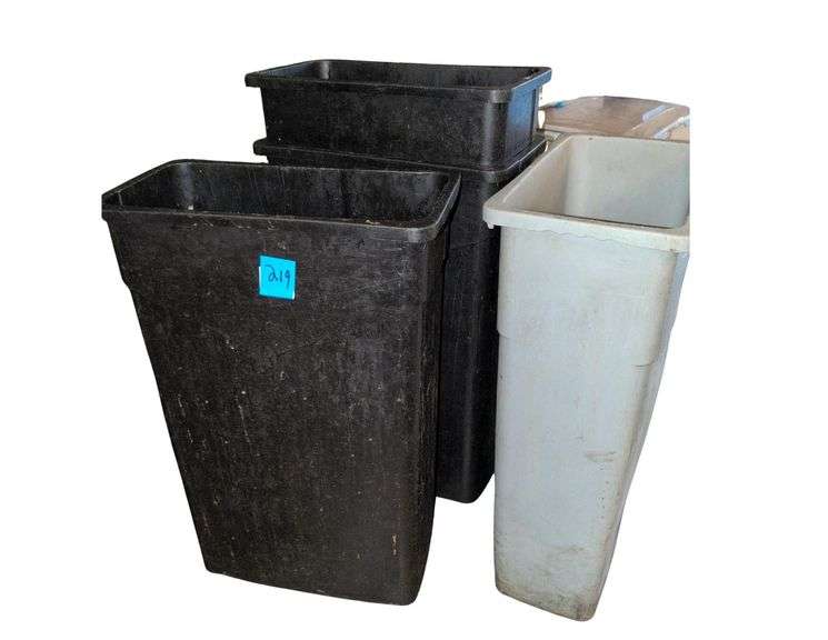 4 Garbage Cans, Approx. 32" image