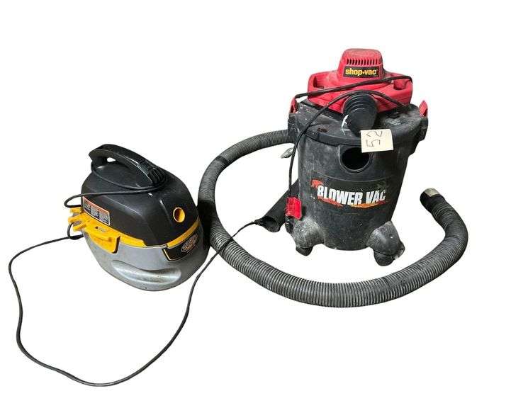 Shop Vac Blower Vac 6 Gallon 2.5 hp..Along with a Stinger Wet Dry Vac image