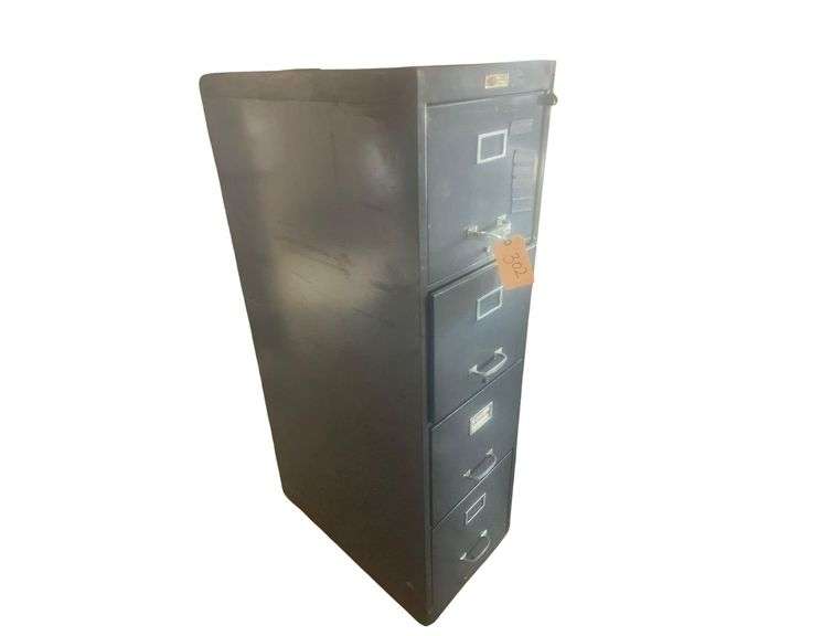 Metal Filing Cabinet 15x26x52 Inches image