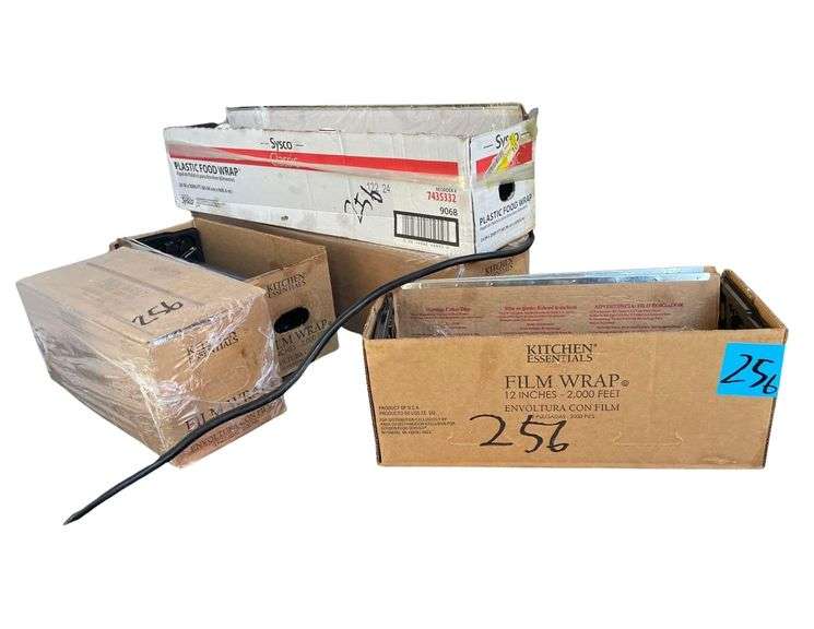 5 Boxes of Film Wrap 3 are 12 Inches Wide 2 are 24 Inches Wide image