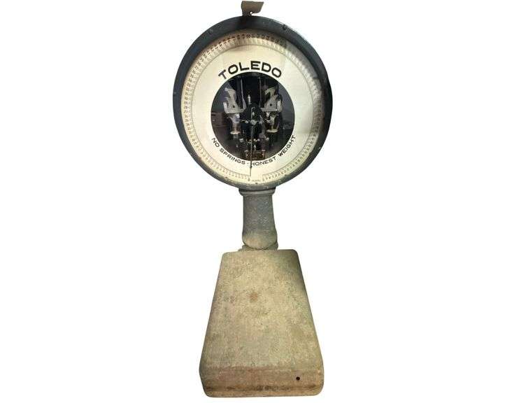 Antique Toledo Platform Scale - 1/10 lb. Increments - No Springs, Honest Weight - Rare image