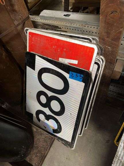 Large Assortment Of Metal Signs image