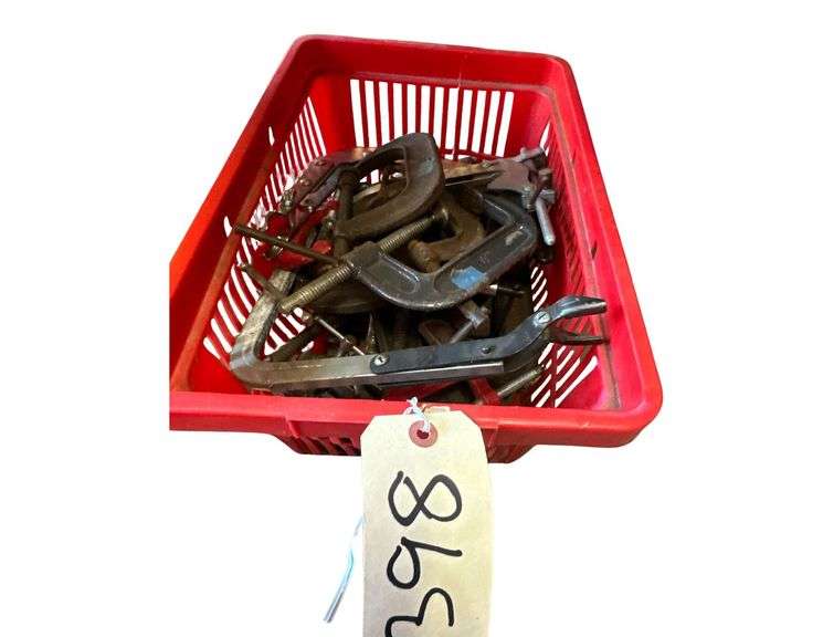 Basket Of Assorted Clamps image
