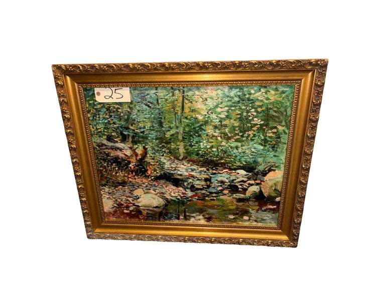 "The First Glen" Framed Print on Canvas - 1983 - 22" x 28" image