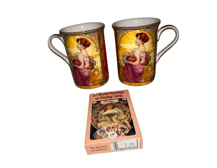 Autum Mucha Mugs and Playing Cards image