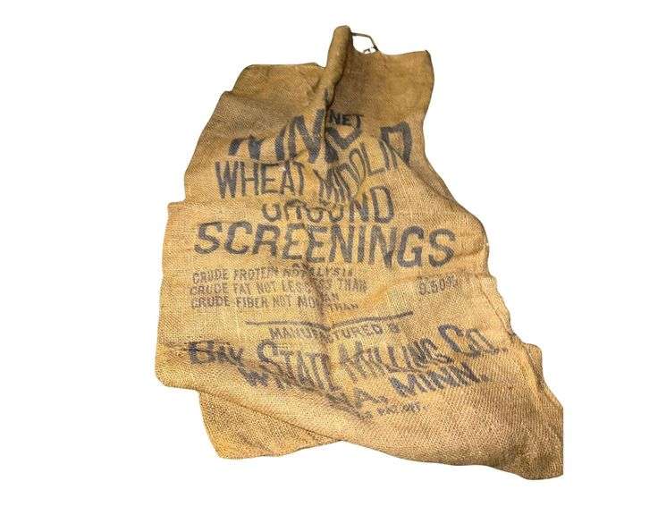 Bay State Milling Bag - Planters Bag - Ohio Bell bag - 2 - Wood Shelves 14.25 X 11 image