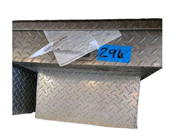 Tool Box for Bed of Truck Approx 58 in. x 17. 25 in. Model Number 960980R2 Must Bring Proper Manpower for Removal image