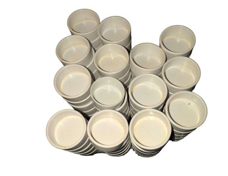 Lot of Condiment Bowls approx. 70 w Buss Tray image