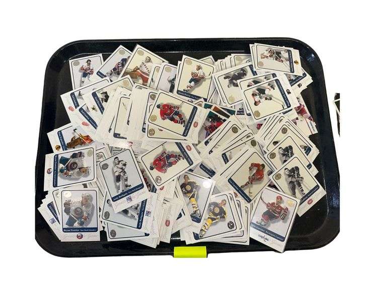 Assortment Of Fleer NHL Sports Trading Cards image