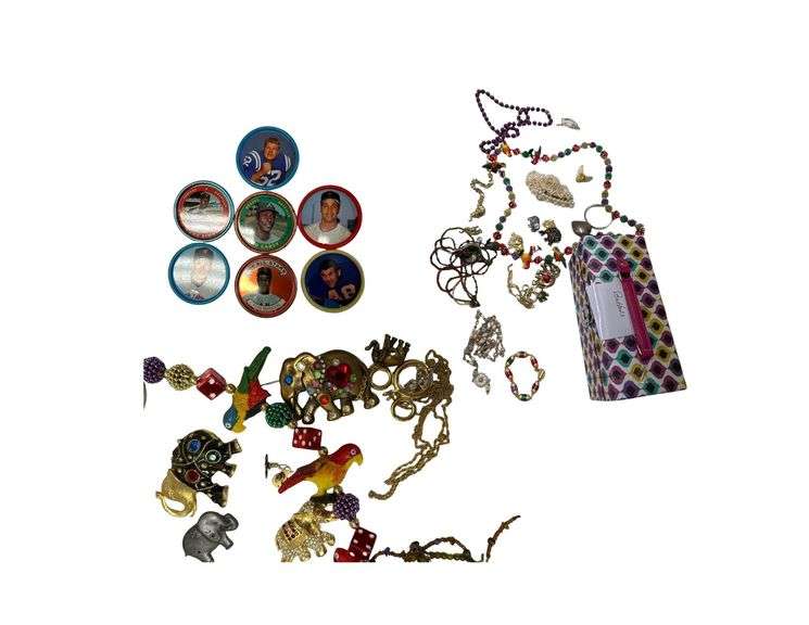 Costume Jewelry Swarovski- Disney, Spidel, and Buttons Assortment image