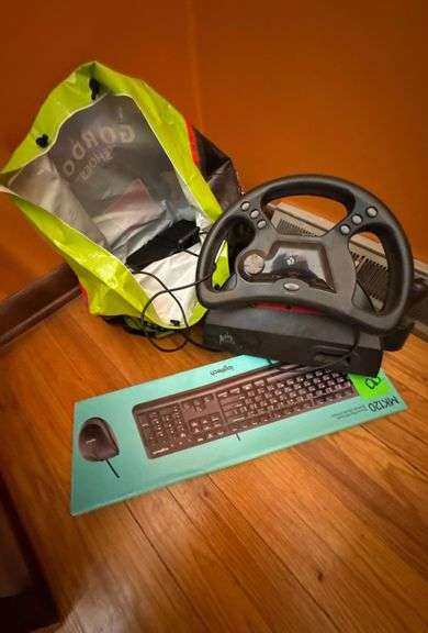 Logitech Keyboard - PC Gaming Steering Wheel & Accessories image