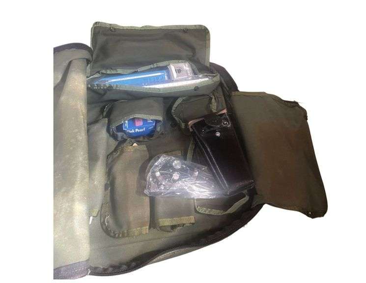 2 Army Sketch Board Bags along with 2 Smaller Bags image