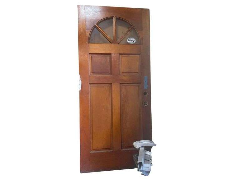 Wooden Exterior Door 35.75x1.75x80 Inches image
