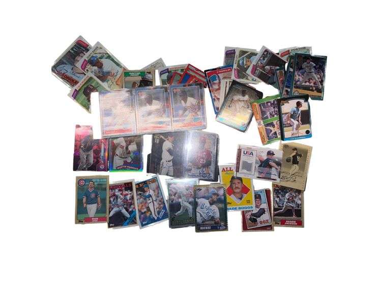 Assortment Of MLB Sports Trading Cards image