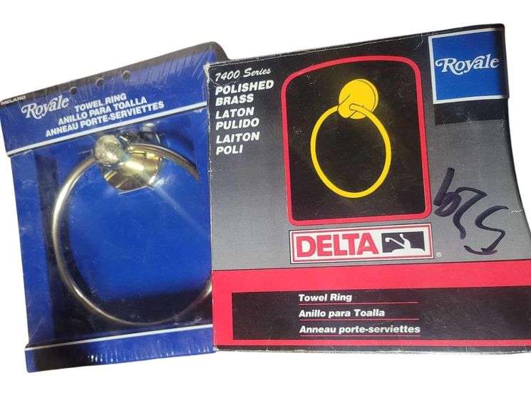 Towel Rings, Toilet Paper Holder, and Bathroom Accessories image