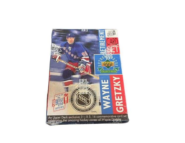 1999 Upper Deck Wayne Gretzky Retirement Card Set - Brand New, Factory Sealed image