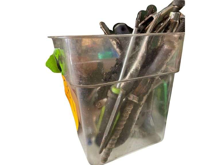 Plastic Container ofVice Grips ,Chain Grip Screw Drivers image