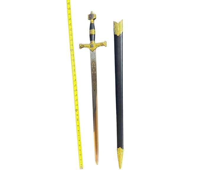 Black and Gold King Solomon Sword image