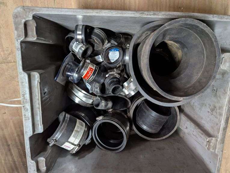Tote of Fernco Fittings image