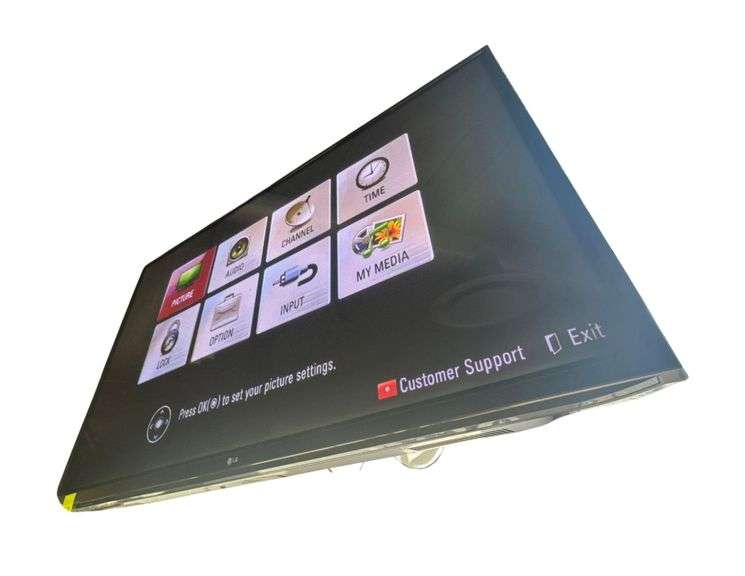 LG 60” Plasma TV - With Mount From Ceiling image