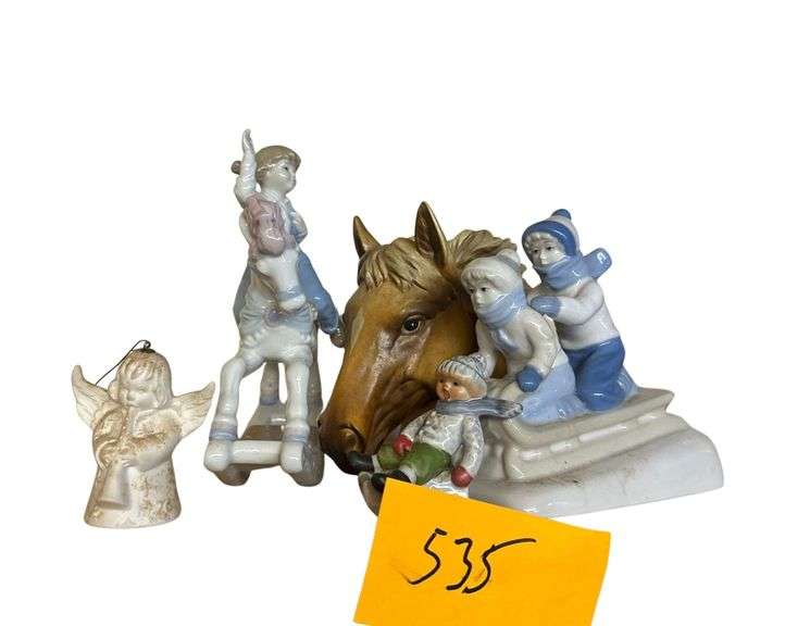 Goebel Figurines- Paul Sebastian Figures- Ceramic Horse Head Planter image