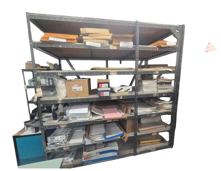 8'x8'x40" Industrial Rack Contents not Included Must be Removed After 4 On Removal Day image