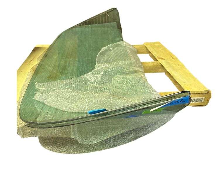 2 Chevy Camaro Rear Glass Panels - Fits 1975-1981 - Blue - 1 w/ Rear Defroster image