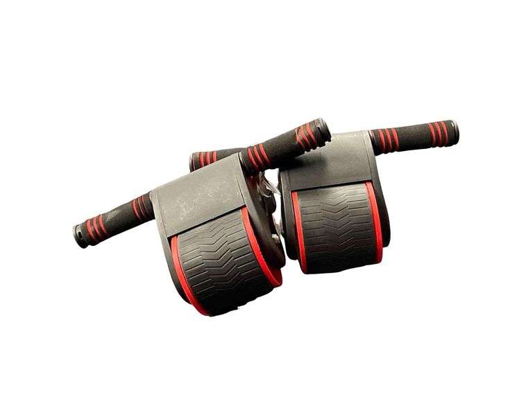 A Pair of Automatic Rebound Abdominal Roller with a 13"x7" Pad image
