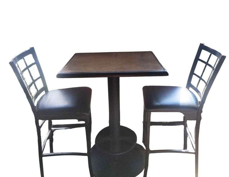 High Top Table 42" - 2 Chairs image