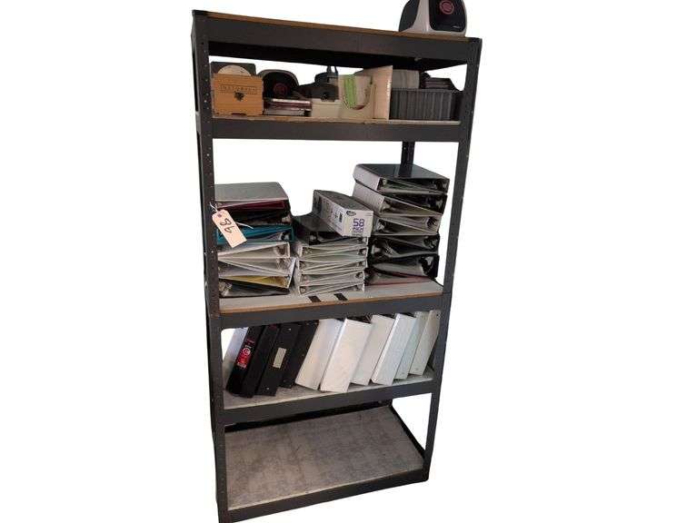 Shelf and Contents - 6' Tall  - Including Binders image