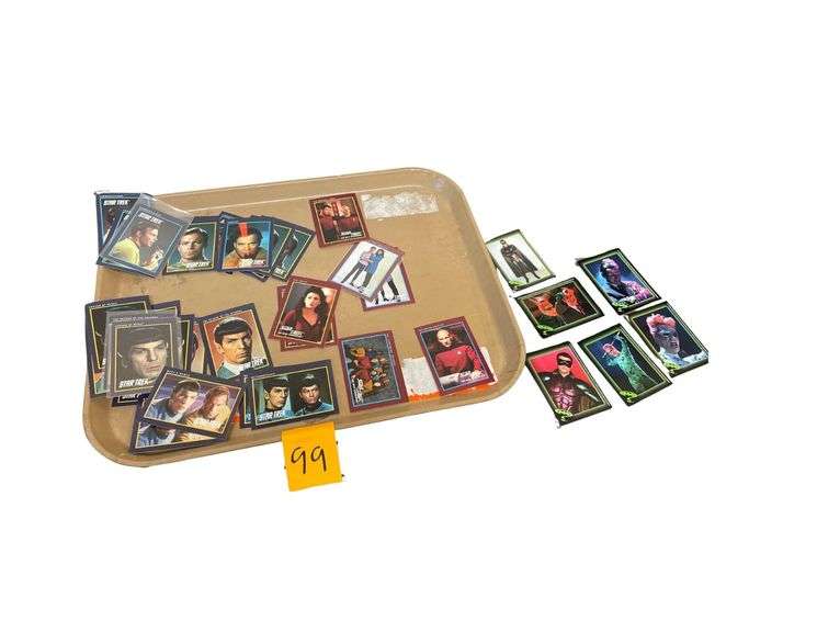 Cards From Star Trek, Next Generation, and Batman Cards image