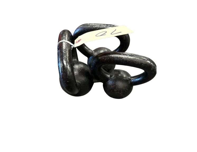 2 - 10lbs Kettlebells 1- 15lbs Kettlebell image