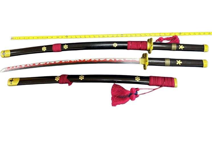 PAIR of - Zoro's Black Enma Katana image