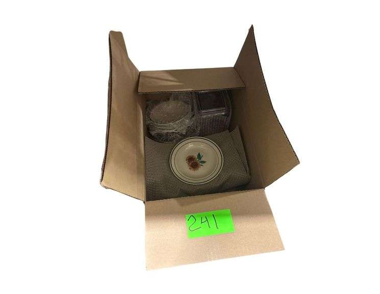 Box of Various Glassware image