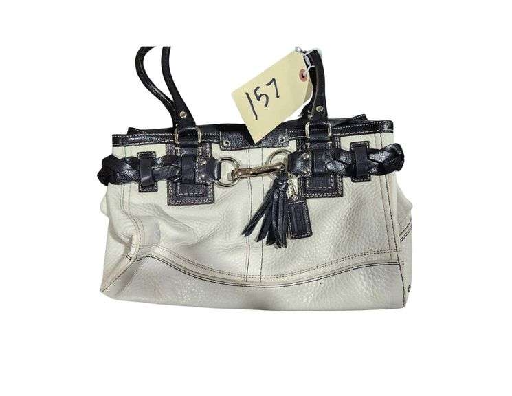 Coach Leather Handbag image