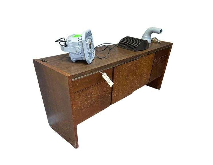 Wooden Cradenza With Built In Money Box - 6’ L. X 18” D. X 29” H. image
