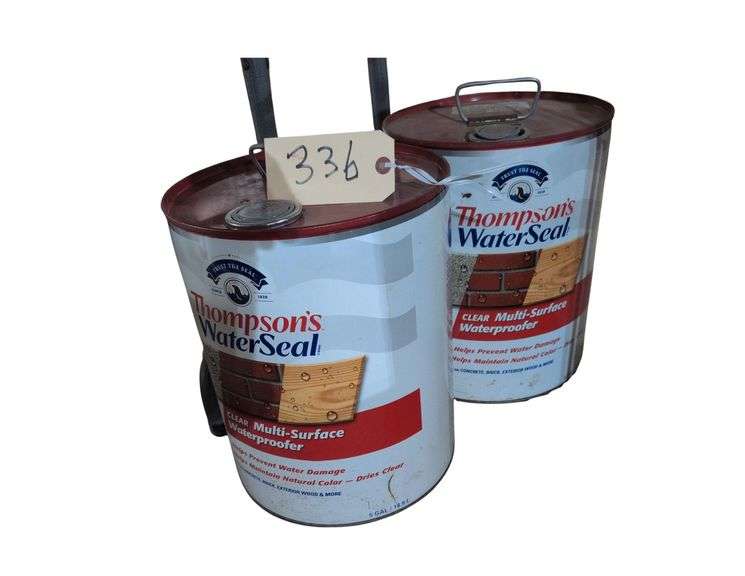 Thompson Water Seal, 1 Full 5 Gallon Can 1 Partial Can image