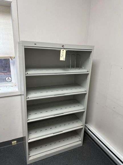 2 - Steel File Cabinets 1- HON - 1- OFFICEMAX - 64” H. X 17” D. X 36” W. - 30” L. - 18.75” D. X - 28” H. image