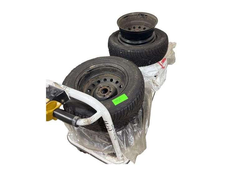 Set of 4 - Tires with Rims 5 Bolt 215/70/R16 100T image