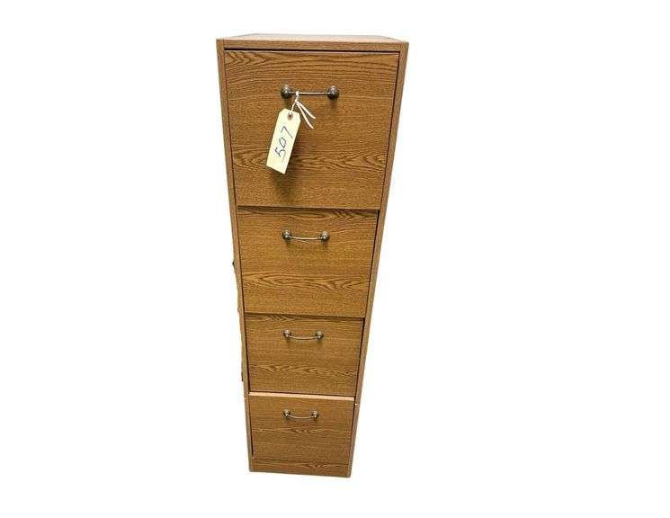 Steel File Cabinet- 15” L. Xx21” D. X 54.5” H. image